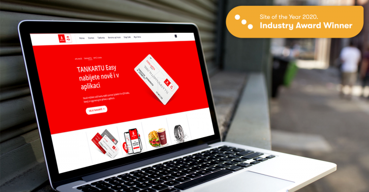 BOOTIQ vystavěl web pro Benzina ORLEN, ten získal ocenění Site of the Year